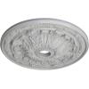 imageEkena Millwork CM30FL Flagstone Ceiling Medallion 30quotOD x 3 78quotID x 3 14quotP Fits Canopies up to 3 78quot Factory PrimedHandPainted Frost