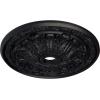 imageEkena Millwork CM30FL Flagstone Ceiling Medallion 30quotOD x 3 78quotID x 3 14quotP Fits Canopies up to 3 78quot Factory PrimedHandPainted Steel Gray
