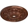 imageEkena Millwork CM30FL Flagstone Ceiling Medallion 30quotOD x 3 78quotID x 3 14quotP Fits Canopies up to 3 78quot Factory PrimedHandpainted Copper Penny