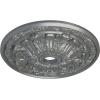 imageEkena Millwork CM30FL Flagstone Ceiling Medallion 30quotOD x 3 78quotID x 3 14quotP Fits Canopies up to 3 78quot Factory PrimedHandpainted Platinum