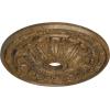 imageEkena Millwork CM30FL Flagstone Ceiling Medallion 30quotOD x 3 78quotID x 3 14quotP Fits Canopies up to 3 78quot Factory PrimedHandpainted Rubbed Bronze