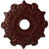 image17 12quotOD x 4quotID x 1quotP Preston Ceiling Medallion Fits Canopies up to 4quotBrushed Mahogany Flat Finish