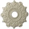 image17 12quotOD x 4quotID x 1quotP Preston Ceiling Medallion Fits Canopies up to 4quotClear Yellow Flat Finish