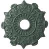 image17 12quotOD x 4quotID x 1quotP Preston Ceiling Medallion Fits Canopies up to 4quotCloud Burst Flat Finish