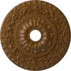 image23 12quotOD x 3 12quotID x 2 18quotP Vaduz Ceiling Medallion Fits Canopies up to 3 12quotSmokey Topaz Flat Finish