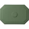 image25 14quotW x 17 14quotH x 1 34quotP Felix Ceiling MedallionAthenian Green Flat Finish