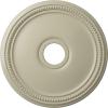 imageEkena Millwork CM18DI Diane Ceiling Medallion 18quotOD x 3 58quotID x 1 18quotP Fits Canopies up to 5 38quot Factory PrimedClear Yellow Flat Finish