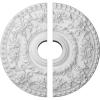 imageEkena Millwork CM18RO2 18quotOD x 3 12quotID x 1 12quotP Rose Ceiling Medallion Fits Canopies up to 714quot 2 PieceSplit