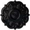 imageEkena Millwork CM20DR 20 14Inch OD x 5Inch ID x 1 12Inch P Deria Ceiling MedallionJet Black Flat Finish