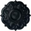 imageEkena Millwork CM20DR 20 14Inch OD x 5Inch ID x 1 12Inch P Deria Ceiling MedallionNight Shade Flat Finish