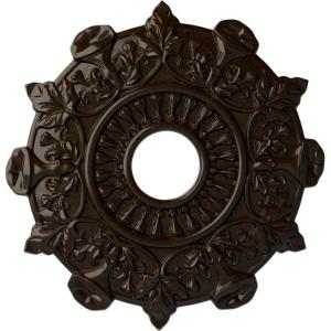 image17 12quotOD x 4quotID x 1quotP Preston Ceiling Medallion Fits Canopies up to 4quotBronze Metallic Series