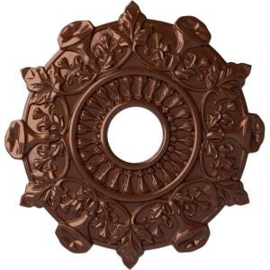 image17 12quotOD x 4quotID x 1quotP Preston Ceiling Medallion Fits Canopies up to 4quotCopper Penny Metallic Series