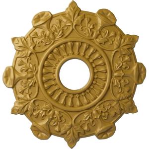 image17 12quotOD x 4quotID x 1quotP Preston Ceiling Medallion Fits Canopies up to 4quotIridescent Gold Metallic Series