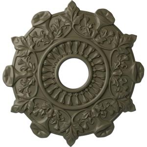 image17 12quotOD x 4quotID x 1quotP Preston Ceiling Medallion Fits Canopies up to 4quotPainted Turtle Flat Finish
