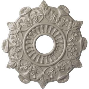 image17 12quotOD x 4quotID x 1quotP Preston Ceiling Medallion Fits Canopies up to 4quotPearl White Metallic Series