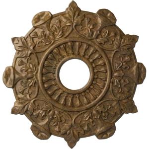 image17 12quotOD x 4quotID x 1quotP Preston Ceiling Medallion Fits Canopies up to 4quotRubbed Bronze Metallic Series