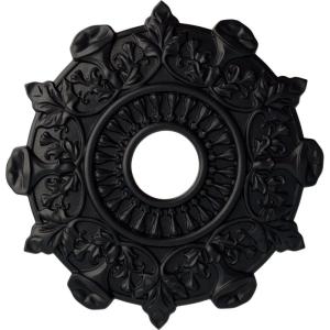 image17 12quotOD x 4quotID x 1quotP Preston Ceiling Medallion Fits Canopies up to 4quotSteel Gray Metallic Series