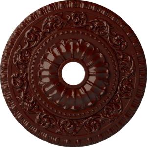 image23 12quotOD x 3 12quotID x 2 18quotP Vaduz Ceiling Medallion Fits Canopies up to 3 12quotBrushed Mahogany Flat Finish