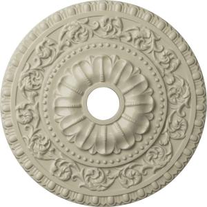 image23 12quotOD x 3 12quotID x 2 18quotP Vaduz Ceiling Medallion Fits Canopies up to 3 12quotClear Yellow Flat Finish