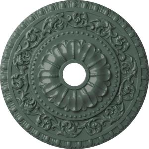 image23 12quotOD x 3 12quotID x 2 18quotP Vaduz Ceiling Medallion Fits Canopies up to 3 12quotCloud Burst Flat Finish