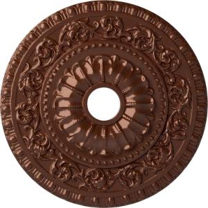 image23 12quotOD x 3 12quotID x 2 18quotP Vaduz Ceiling Medallion Fits Canopies up to 3 12quotCopper Penny Metallic Series
