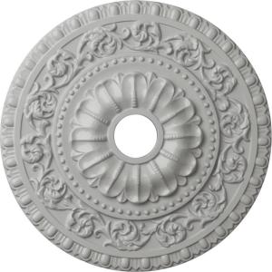 image23 12quotOD x 3 12quotID x 2 18quotP Vaduz Ceiling Medallion Fits Canopies up to 3 12quotFrost Flat Finish