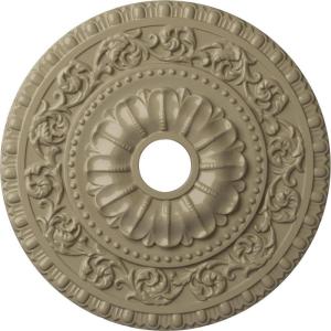 image23 12quotOD x 3 12quotID x 2 18quotP Vaduz Ceiling Medallion Fits Canopies up to 3 12quotGobi Desert Flat Finish