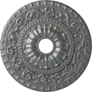 image23 12quotOD x 3 12quotID x 2 18quotP Vaduz Ceiling Medallion Fits Canopies up to 3 12quotPlatinum Metallic Series