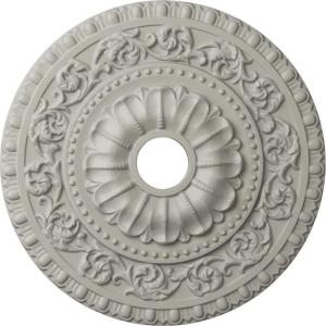 image23 12quotOD x 3 12quotID x 2 18quotP Vaduz Ceiling Medallion Fits Canopies up to 3 12quotPot of Cream Flat Finish