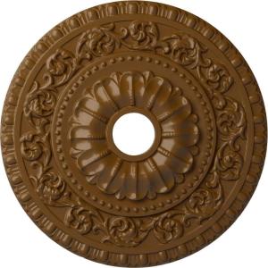 image23 12quotOD x 3 12quotID x 2 18quotP Vaduz Ceiling Medallion Fits Canopies up to 3 12quotSmokey Topaz Flat Finish