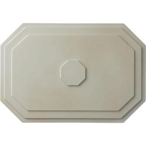 image25 14quotW x 17 14quotH x 1 34quotP Felix Ceiling MedallionFlash Blue Metallic Series