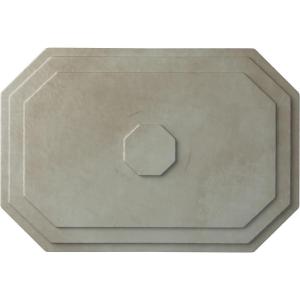 image25 14quotW x 17 14quotH x 1 34quotP Felix Ceiling MedallionFlash Gold Metallic Series