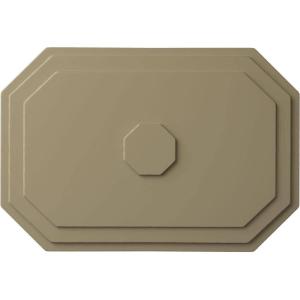 image25 14quotW x 17 14quotH x 1 34quotP Felix Ceiling MedallionGobi Desert Flat Finish
