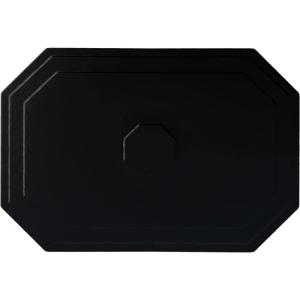 image25 14quotW x 17 14quotH x 1 34quotP Felix Ceiling MedallionJet Black Flat Finish