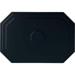 image25 14quotW x 17 14quotH x 1 34quotP Felix Ceiling MedallionNight Shade Flat Finish
