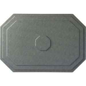 image25 14quotW x 17 14quotH x 1 34quotP Felix Ceiling MedallionPlatinum Metallic Series