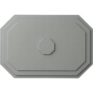 image25 14quotW x 17 14quotH x 1 34quotP Felix Ceiling MedallionPrimed