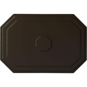 image25 14quotW x 17 14quotH x 1 34quotP Felix Ceiling MedallionStone Hearth Flat Finish