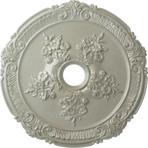 image26quotOD x 3 34quotID x 1 12quotP Attica with Rose Ceiling Medallion Fits Canopies up to 4 12quotFlash Copper Metallic Series