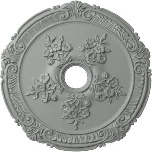 image26quotOD x 3 34quotID x 1 12quotP Attica with Rose Ceiling Medallion Fits Canopies up to 4 12quotPrimed