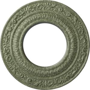 imageEkena Millwork CM08AD Andrea Ceiling Medallion 8 18quotOD x 4 18quotID x 12quotP PrimedHandPainted Athenian Green Crackle