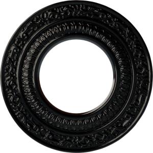 imageEkena Millwork CM08AD Andrea Ceiling Medallion 8 18quotOD x 4 18quotID x 12quotP PrimedHandPainted Black Pearl