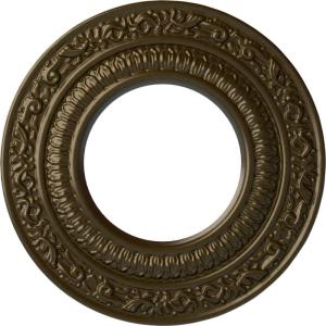 imageEkena Millwork CM08AD Andrea Ceiling Medallion 8 18quotOD x 4 18quotID x 12quotP PrimedHandPainted Brass