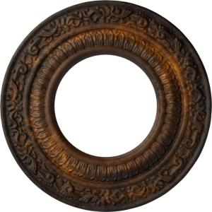 imageEkena Millwork CM08AD Andrea Ceiling Medallion 8 18quotOD x 4 18quotID x 12quotP PrimedHandPainted Rust