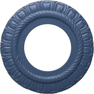 imageEkena Millwork CM09CL Claremont Ceiling Medallion 9quotOD x 4 12quotID x 12quotP Factory PrimedAmericana Flat Finish