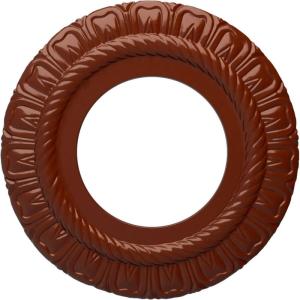 imageEkena Millwork CM09CL Claremont Ceiling Medallion 9quotOD x 4 12quotID x 12quotP Factory PrimedFirebrick Flat Finish