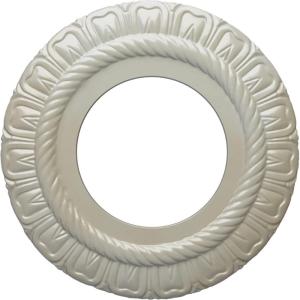 imageEkena Millwork CM09CL Claremont Ceiling Medallion 9quotOD x 4 12quotID x 12quotP Factory PrimedFlash Blue Metallic Series