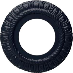 imageEkena Millwork CM09CL Claremont Ceiling Medallion 9quotOD x 4 12quotID x 12quotP Factory PrimedMidnight Dream Flat Finish