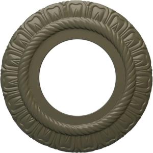 imageEkena Millwork CM09CL Claremont Ceiling Medallion 9quotOD x 4 12quotID x 12quotP Factory PrimedPainted Turtle Flat Finish