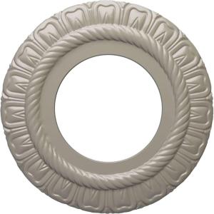 imageEkena Millwork CM09CL Claremont Ceiling Medallion 9quotOD x 4 12quotID x 12quotP Factory PrimedPearl White Metallic Series